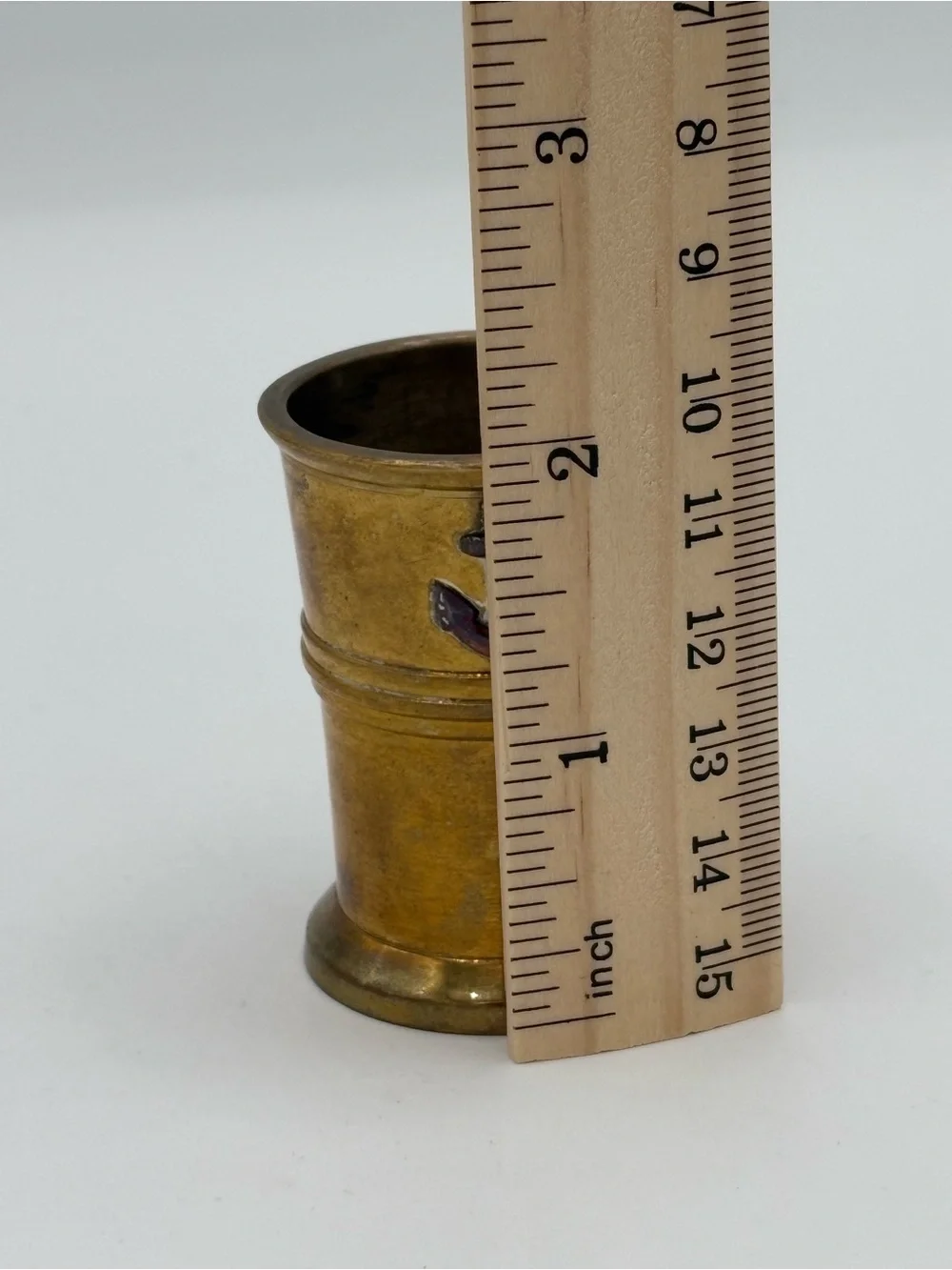 Vintage Brass Anchor Jigger Shot Cup Nautical Barware